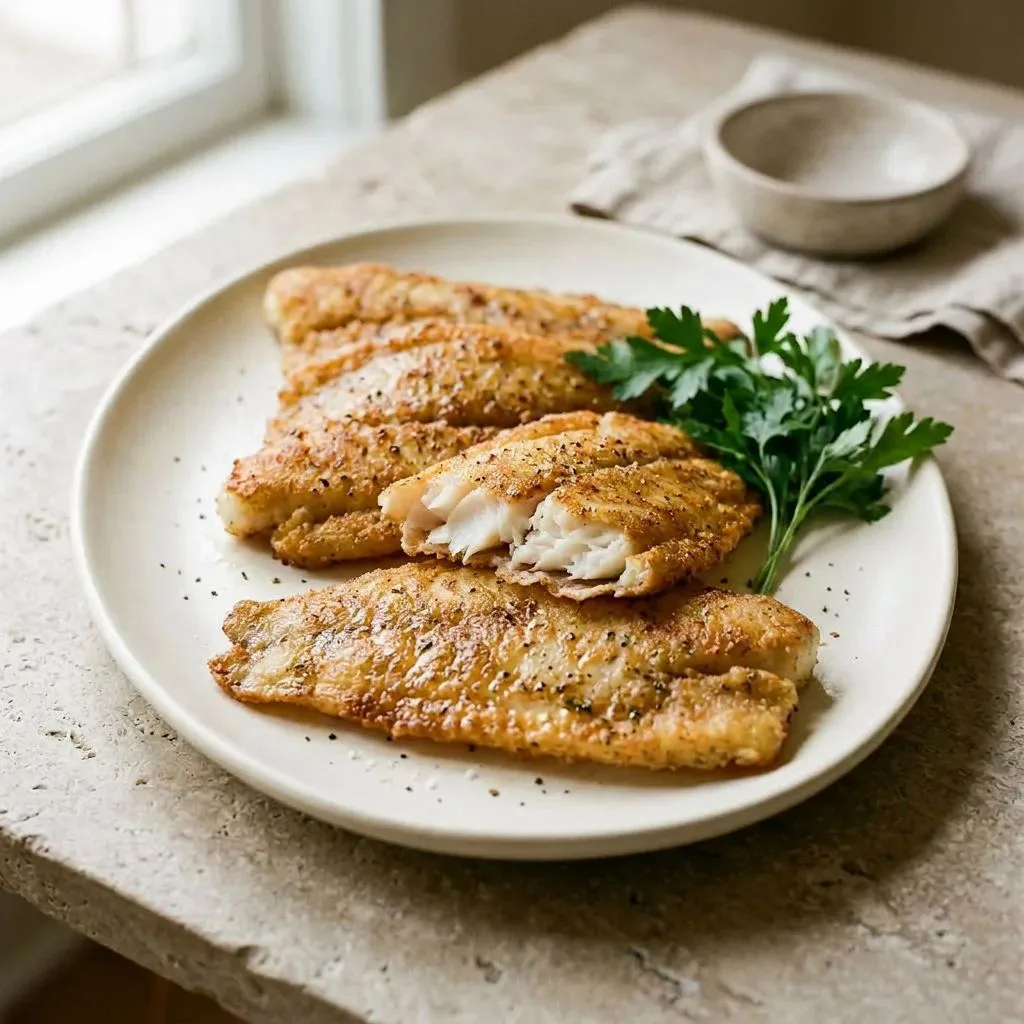 Pan-fried Haddock