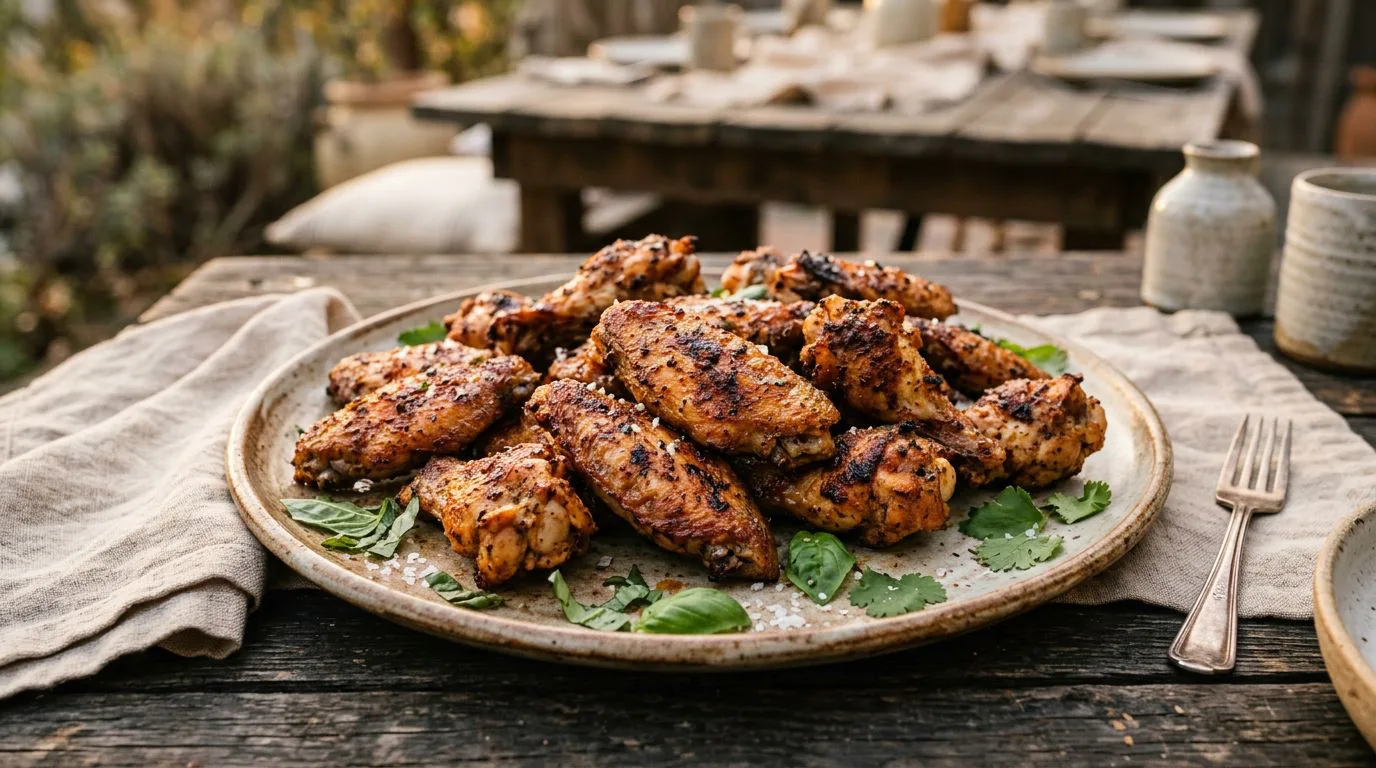 Dry Rub BBQ Chicken Wings
