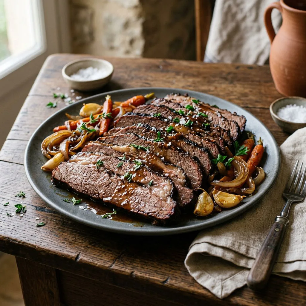 Slow Braised Sous Vide Brisket