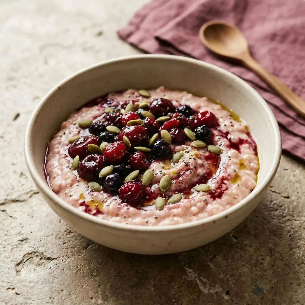 Warm Berry & Seed Power Bowl
